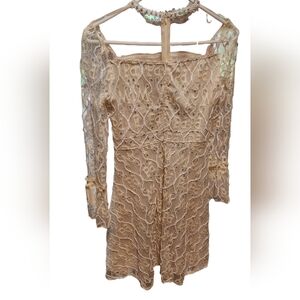 Antique white lace dress, PD